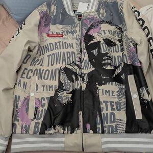 Godfather Members Only Pu Jacket Large Brand New